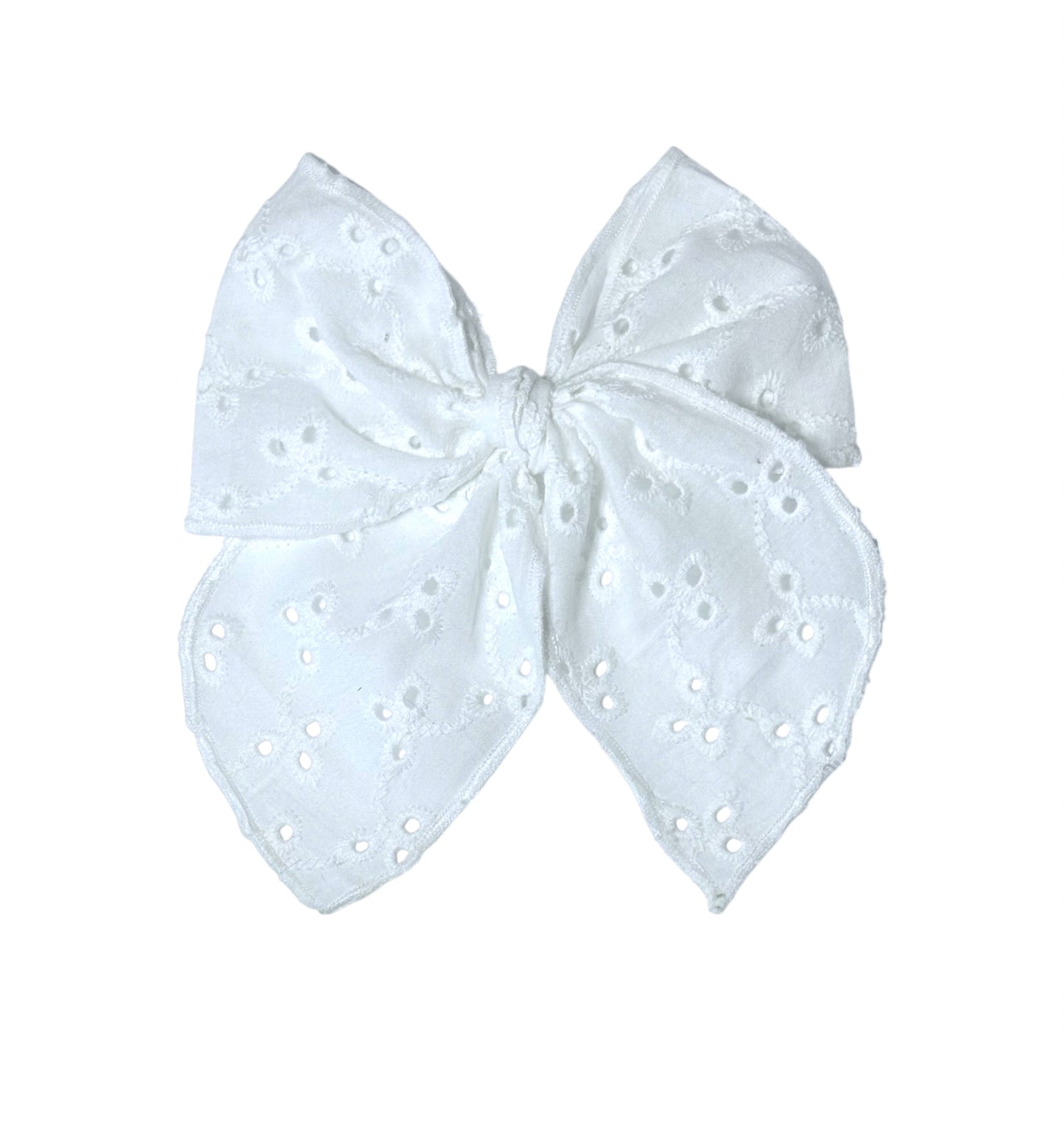 Embroidered white