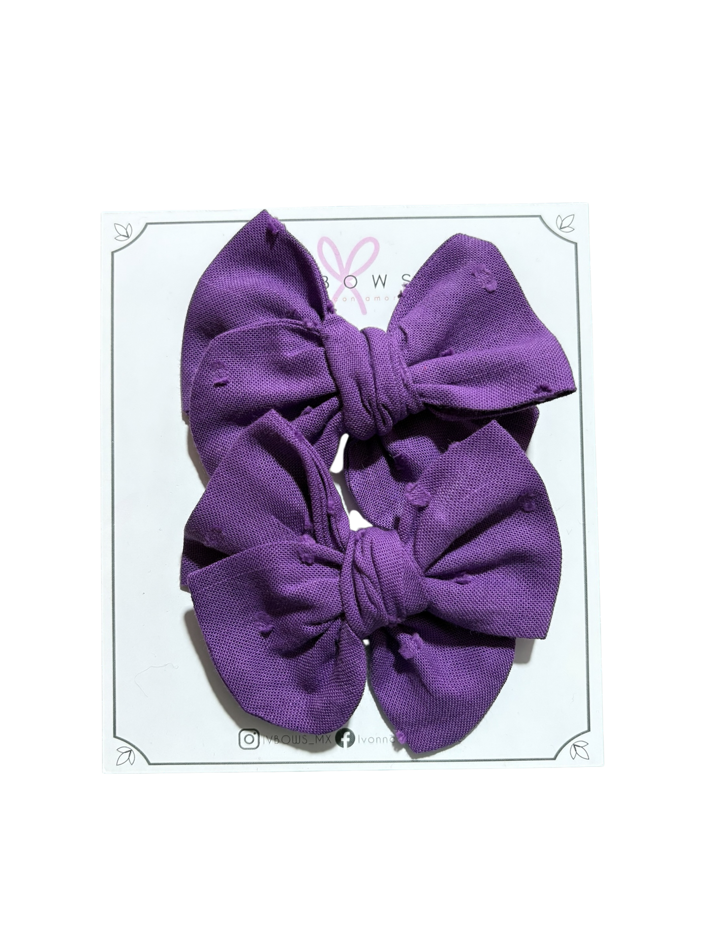 Par lino plumeti morado