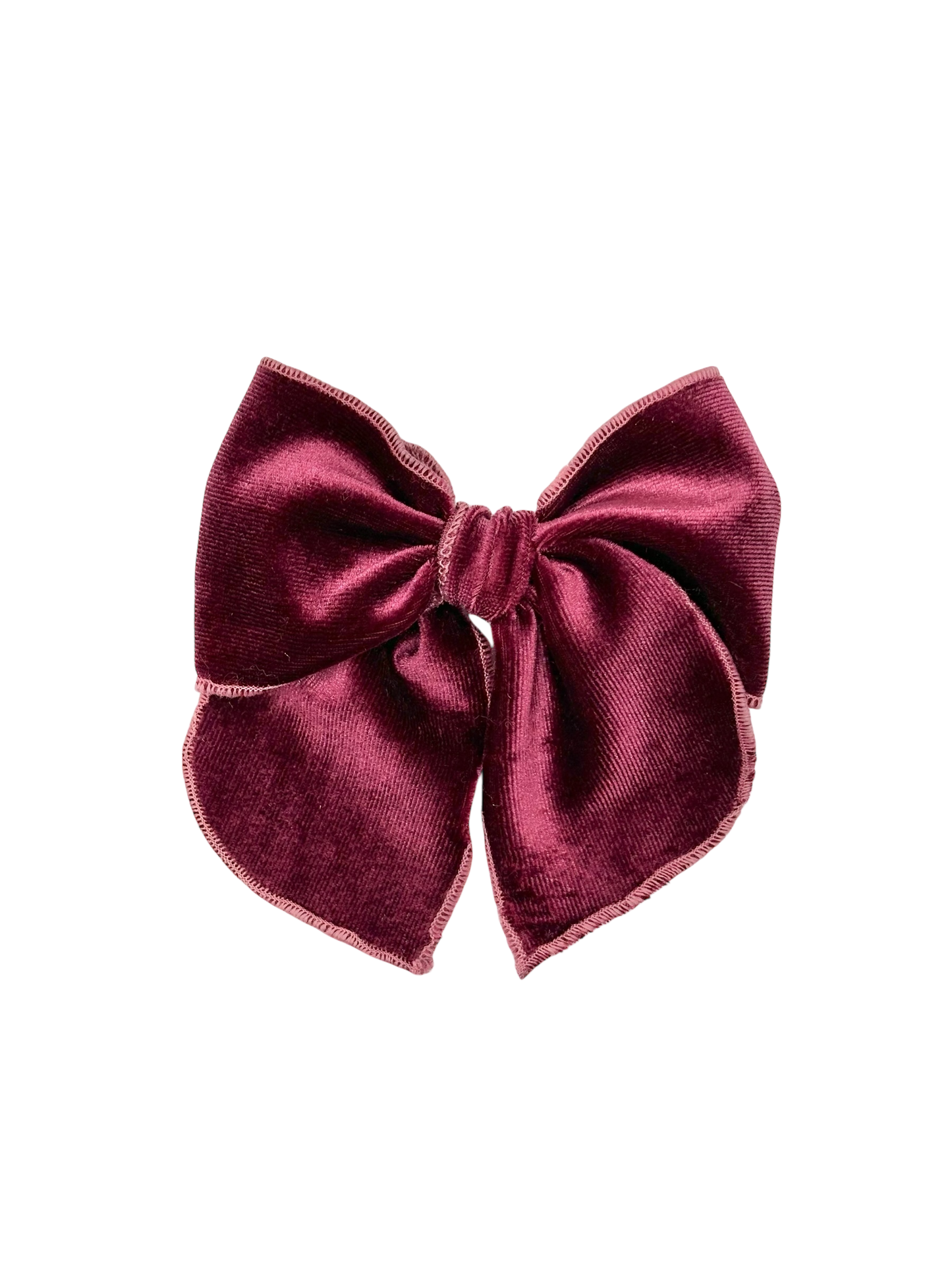 Moño Velvet Burgundy
