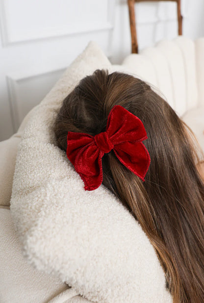 Orilla bordada Rojo Velvet