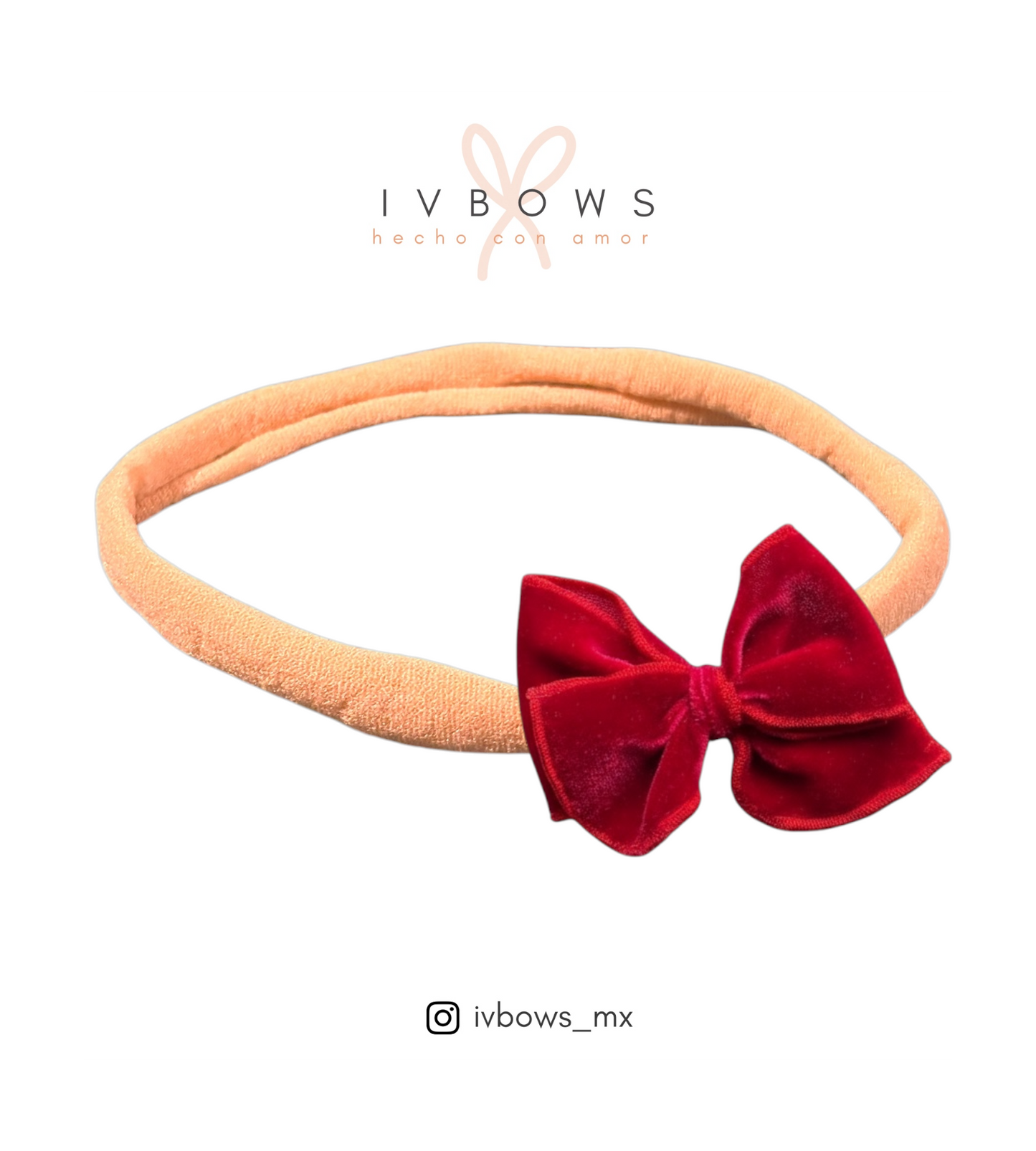 Orilla bordada Rojo Velvet