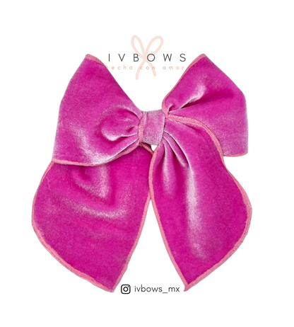 Orilla bordada Pink Velvet