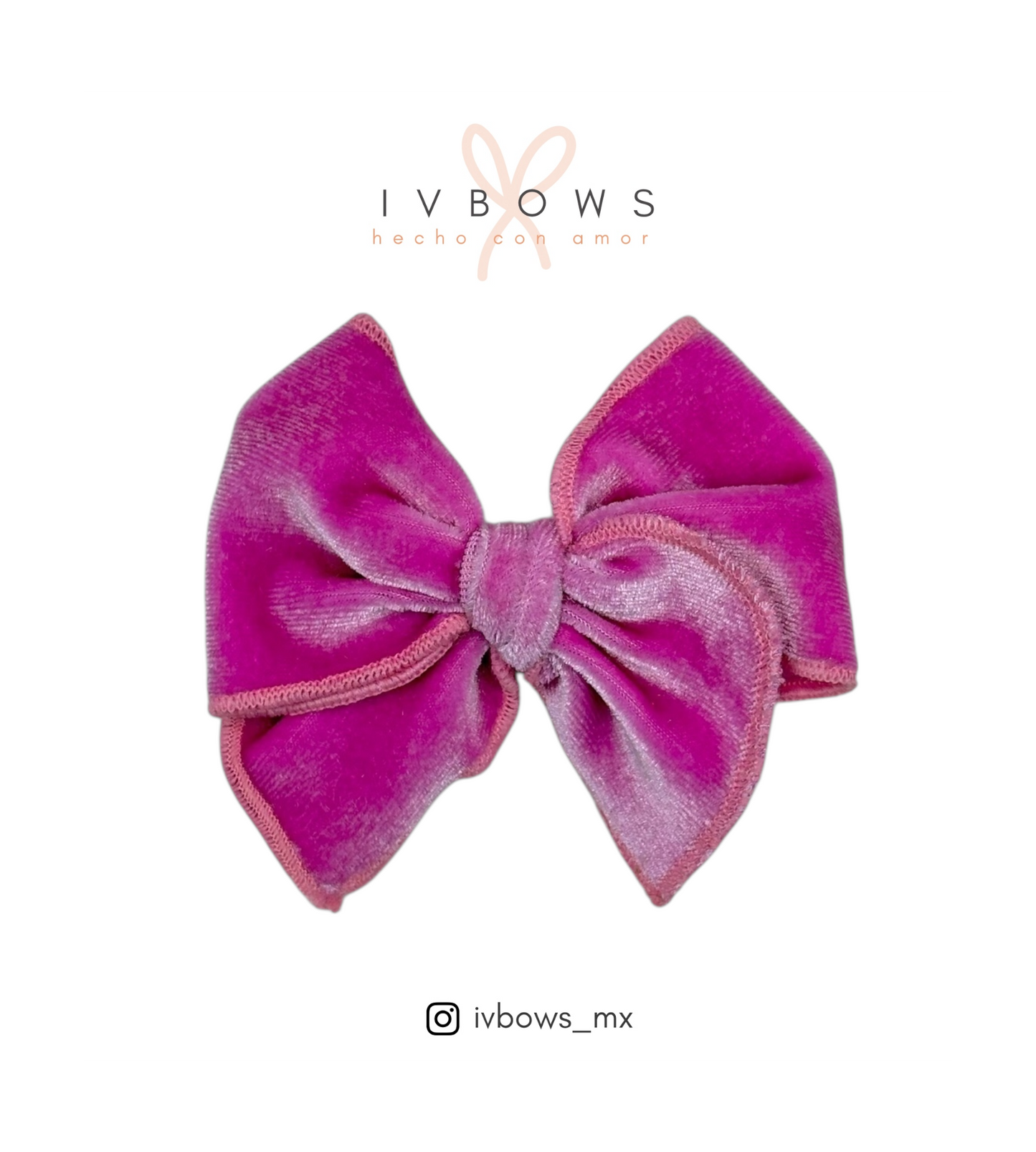 Orilla bordada Pink Velvet