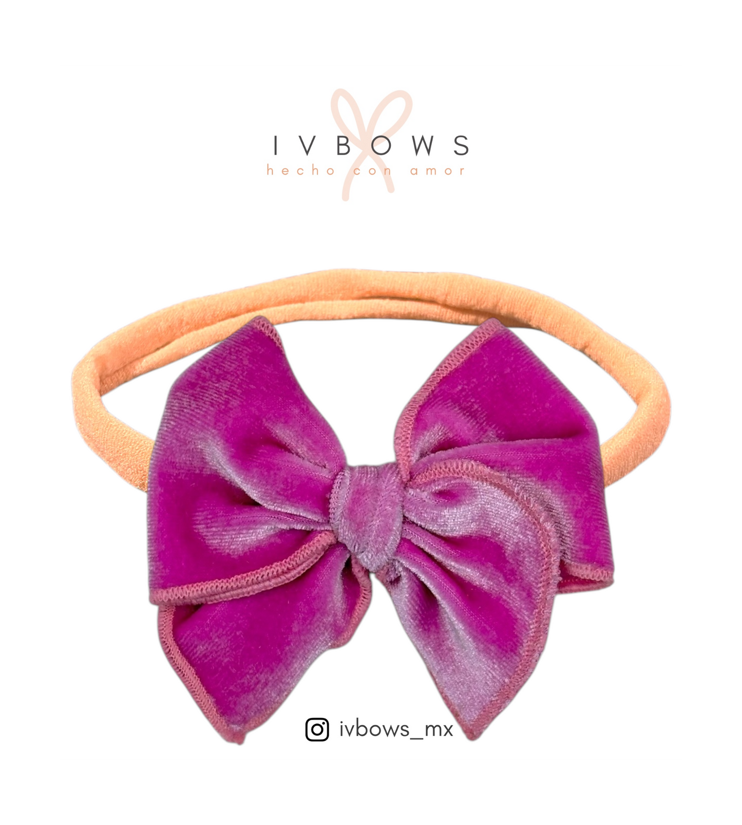 Orilla bordada Pink Velvet