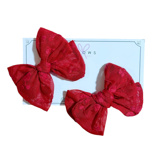 Pigtails Flores Bordadas